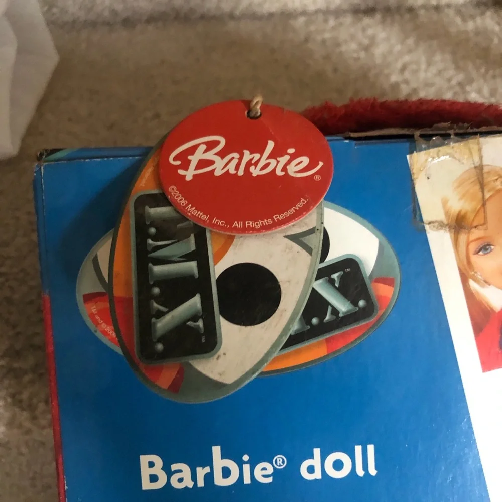Vintage sesame Street Barbie and Tickle Me Elmo Elmo Barbie Doll Set